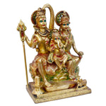 17.7 Inch Brass Shiv Parivaar Statue with Shivling & Nandi