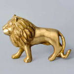 3 Inch Handcrafted Brass Lion: Icon of Strength and Bravery
