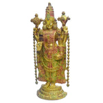 46 Inch Large Brass Lord Venkateswara (Balaji) Statue