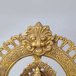 8.7 Inch Exquisite Pure Brass Goddess Lakshmi with Prabhaval Idol