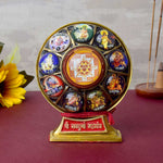 Brass Shri Navdurga Maha Yantra engraved with the nine divine forms of Maa Durga—crafted to channel protection, strength, and spiritual power into your home or sacred space. India’s Largest Pooja Accessories Brand - www.satvikstore.in
