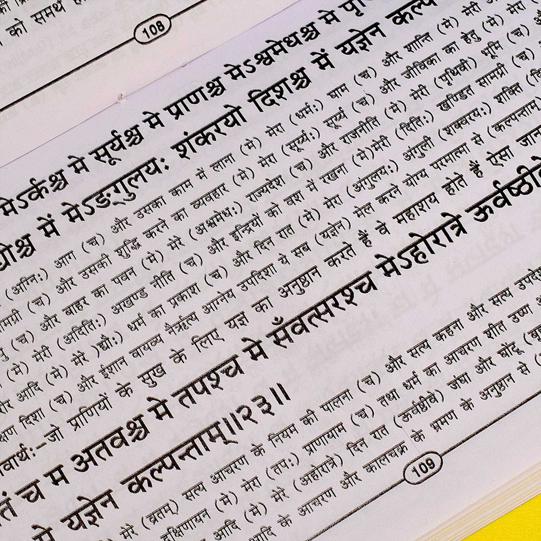 Shri Shuklayajurvediya Rudrashtadhyayi Book - Sacred Vedic Hymns of Lord Shiva