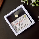 Certified Surya Mani (Machh Mani) in White Finish for Divine Radiance & Sun Energy