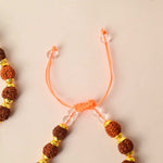 Rudraksha Bracelet with Brass Capping – Sacred Protection