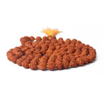 5 Mukhi Rudraksha Mala – 6mm Original Brown Beads for Spiritual Healing