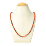 5 Mukhi Rudraksha Mala – 6mm Original Brown Beads for Spiritual Healing