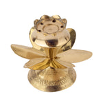 7 Piece Brass Designer Pooja Thali Set (8.5 Inch - 9 Inch) Design 6