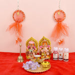 Net Fabric Shubh Labh Side Door Wall Hangings
