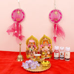 Net Fabric Shubh Labh Side Door Wall Hangings
