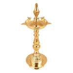 12-13 Inch Embossed Brass Kalash Kerala Samai Diya