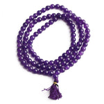 Premium Hakik Jap Mala (Purple) Amethyst