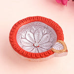 Joyous Diwali festivity with clay Diya