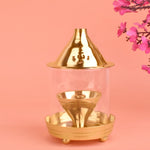 Pure Brass Kanchdeep Akhand Chimney Diya