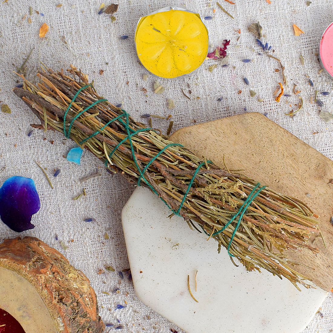 ROSEMARRY WITH JUNIPERS HEALING SMUDGES
