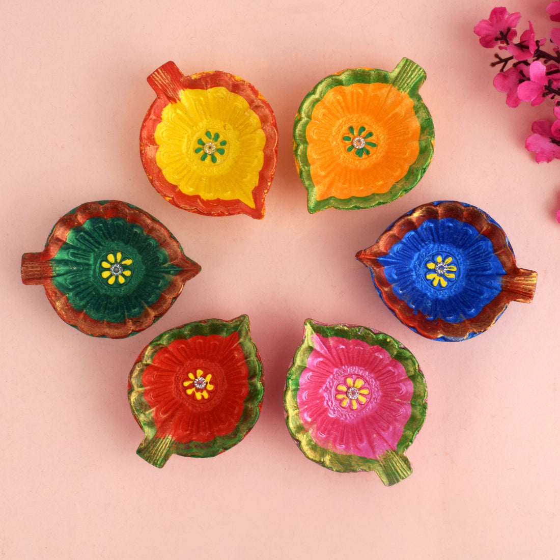 Mitti Diyas Illuminating Pooja Celebrations
