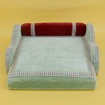 Serenading Laddu Gopal: Velvet Bed Large