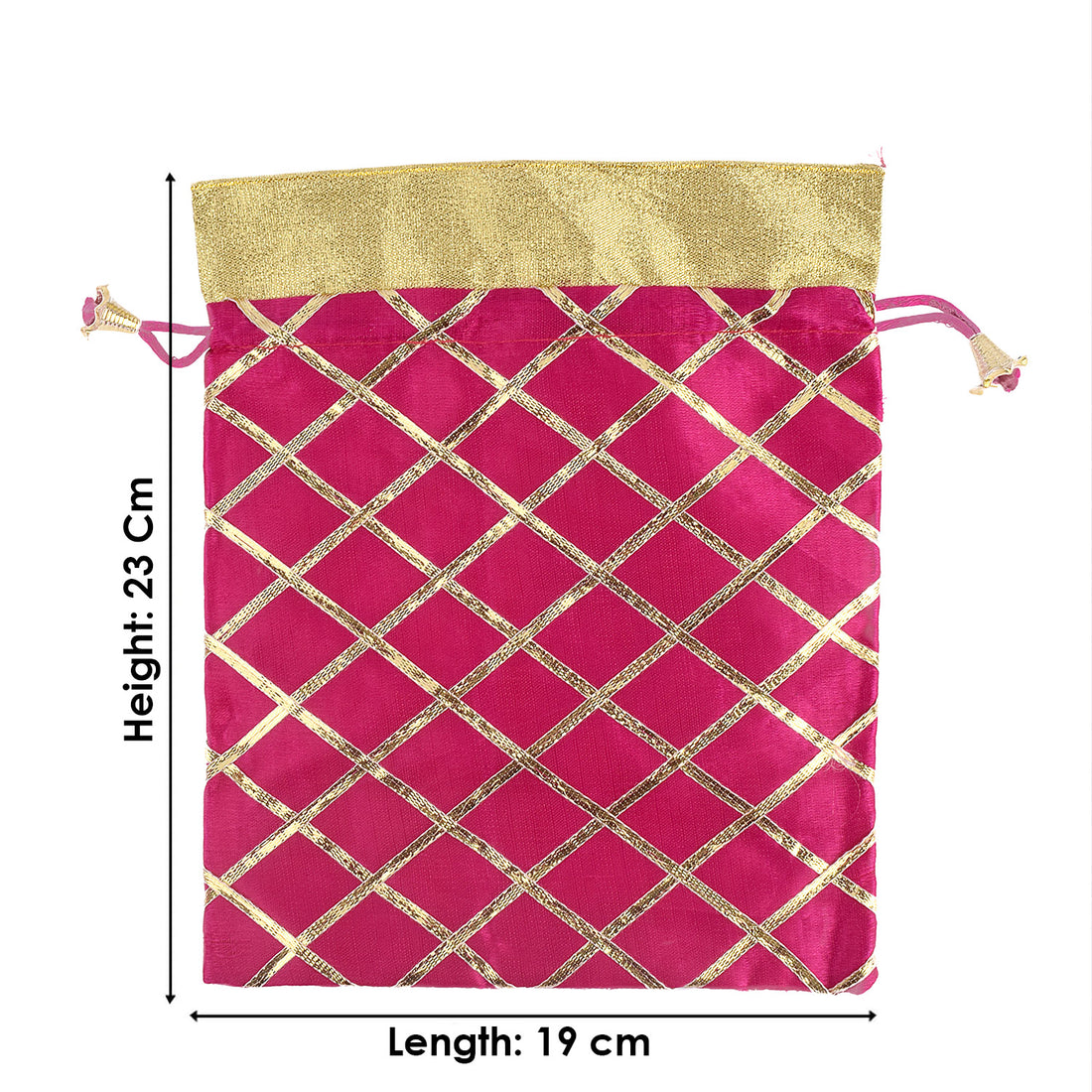Ethnic Chitai Design Potli