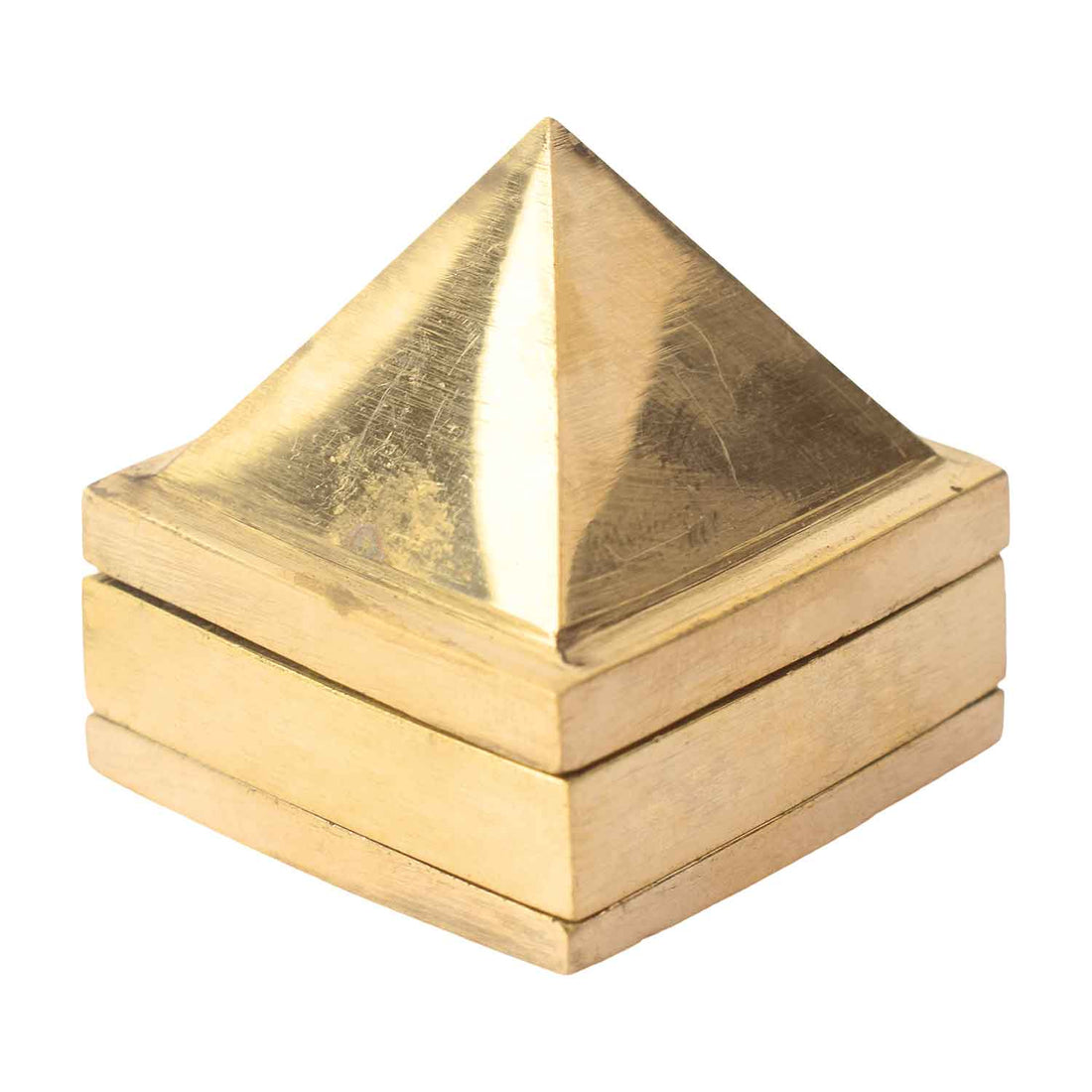 3*3 Inch Brass Pyramid for Vastu & Healing