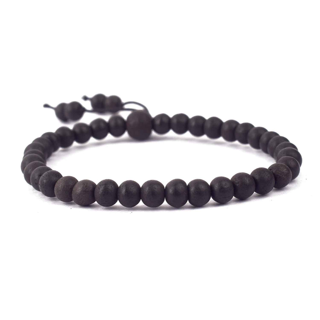 6 mm Govt. Certified Karungali Bracelet with Matt Finish