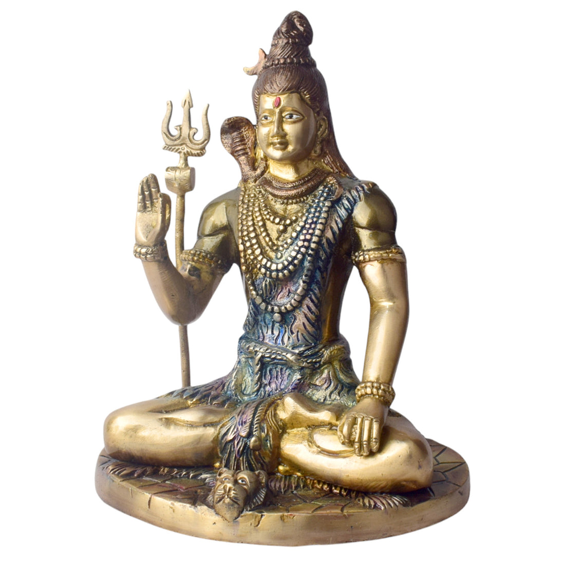 9.4 Inch Divine Brass Shiv Idol