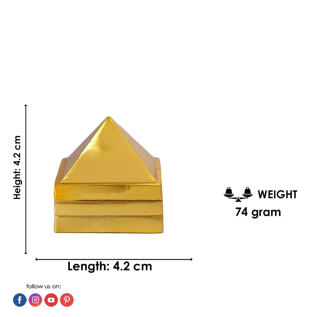 1.5 Inch Vastu Pyramid Yantra