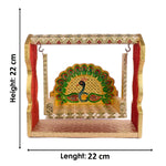 Traditional Meenakari Jhula for Laddu Gopal