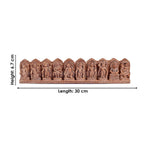 Dasavatharam Wall Decor – Vishnu’s 10 Avatars in Handcrafted Wood