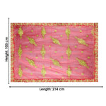 Elegant Mata Ki Chunri with Golden Floral Motifs – Perfect for Devi Puja and Festive Decor

Enhance your spiritual rituals with this beautiful Mata Ki Chunri, adorned with intricate golden floral motifs. Measuring 214 cm (84 inches) in length and 103 cm (40.5 inches) in height, this Chunri is made from premium-quality fabric with rich gold detailing. Ideal for Navratri, Durga Puja, temple offerings, and festive decor, it adds a divine touch to your prayers and celebrations.
Shop authentic Mata Ki Chnni