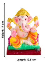 6.5 Inch Eco-Friendly Ganesha Idol