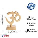 Brass OM Sculpture for Car Dashboard