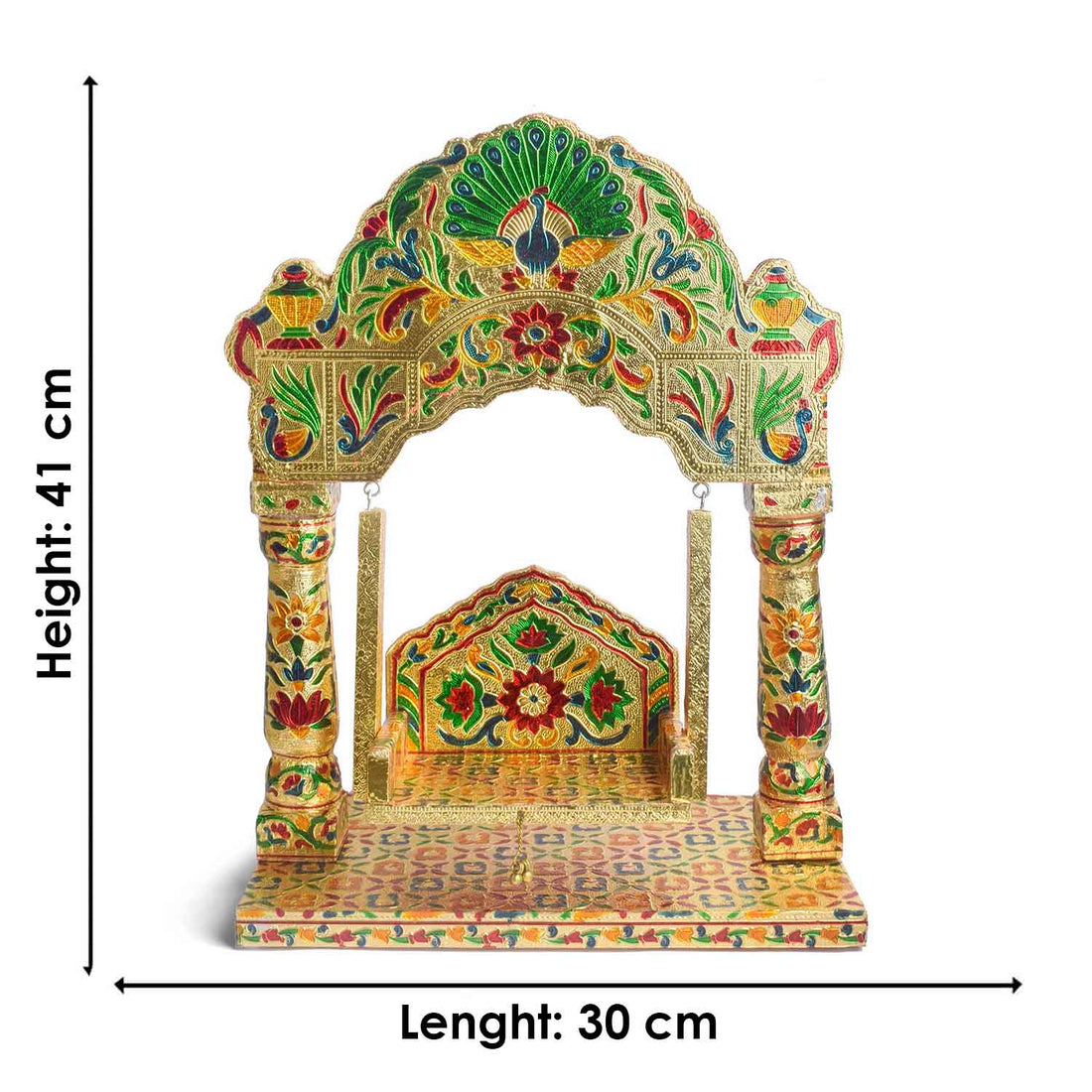 Royal Darbar Meenakari Jhula for Laddu Gopal