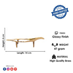 Elegant Brass Shankh Stand
