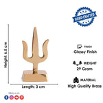 Sacred Trishul Car Dashboard Idol