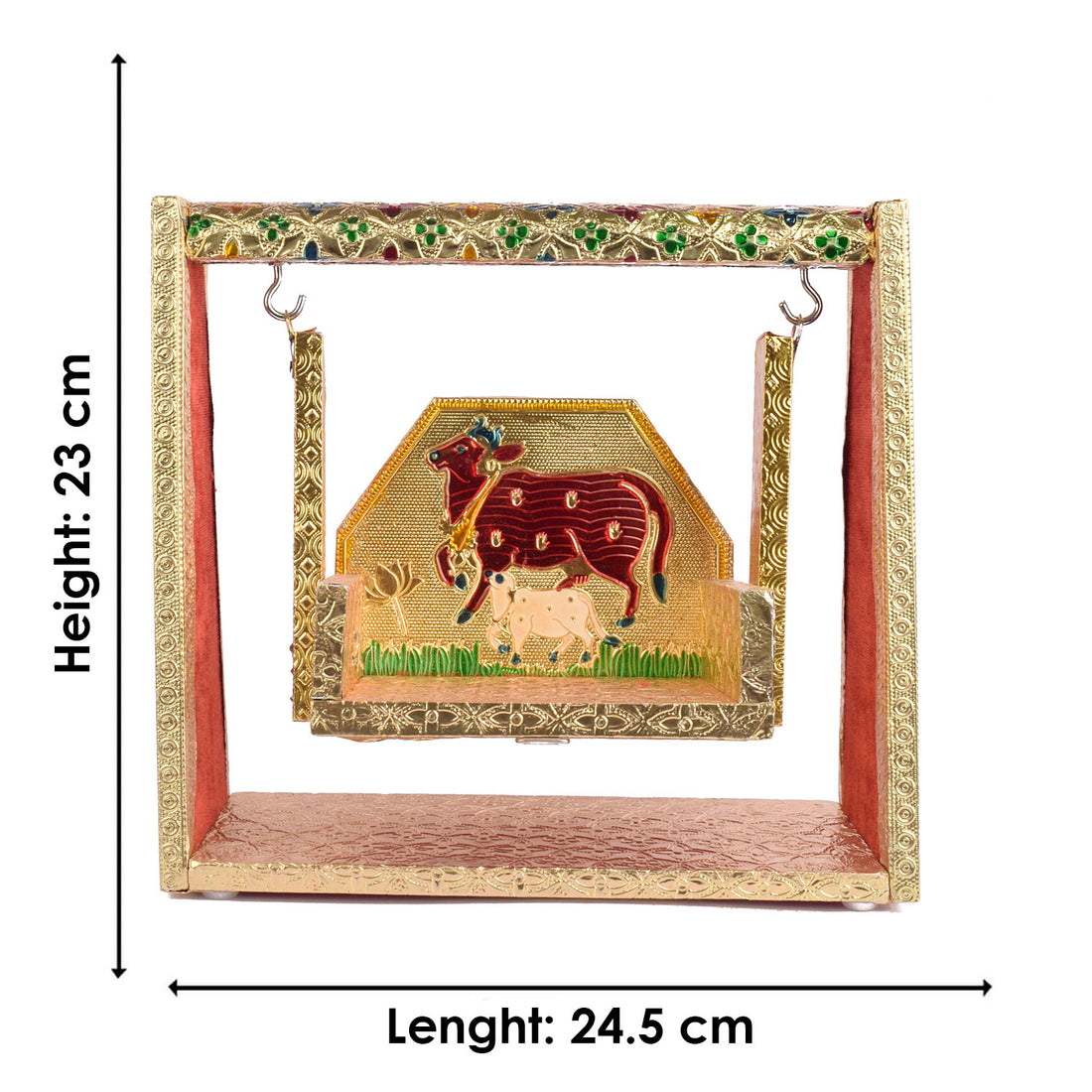 Laddu Gopal Ji Jhula With Meenakari Work
