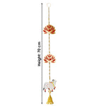 Decorative Lotus Shubh Labh and Cow Wall Hanging
