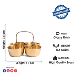 Elegant Brass Chaumukh  Container