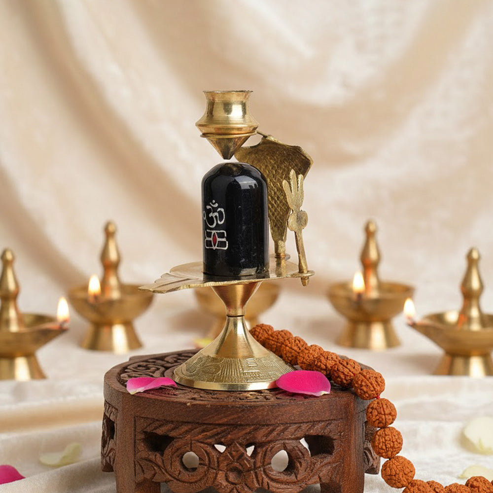Divine Brass Shivling Idol. India’s Largest Pooja Accessories Brand – www.satvikstore.in