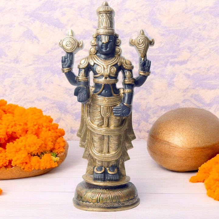 Embrace the divine power and energy of Kali Mata with this intricately handcrafted 6-inch Brass Kali Mata Idol. Known as the goddess of destruction, transformation, and liberation, Kali Mata represents the removal of negativity and the triumph of good over evil.