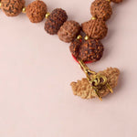 1–14 Mukhi Siddh Rudraksha Mala with Big 1 Mukhi Bead 100% Original & Certified