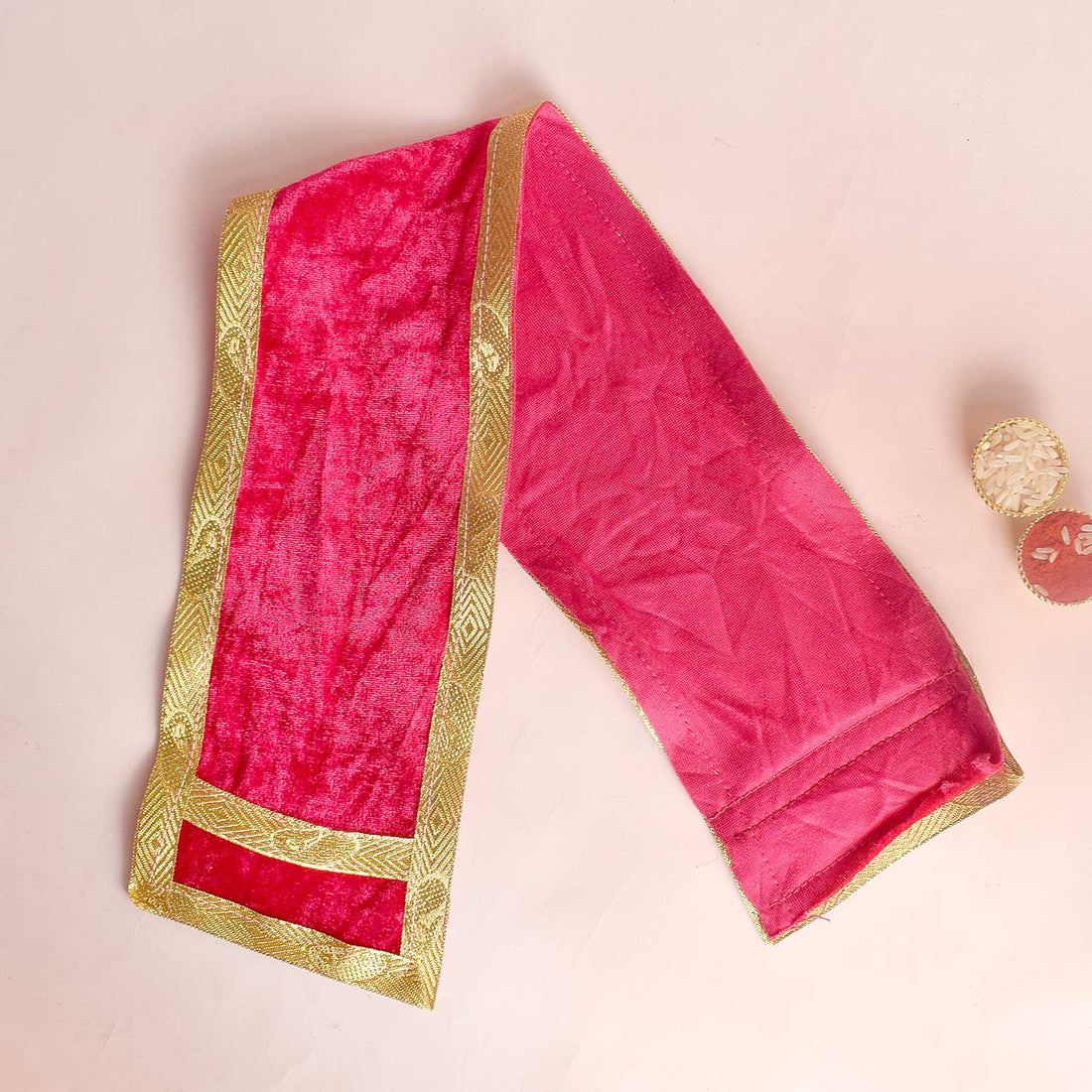 Pink Patka Dupatta | India’s Largest Pooja Accessories Brand – www.satvikstore.in