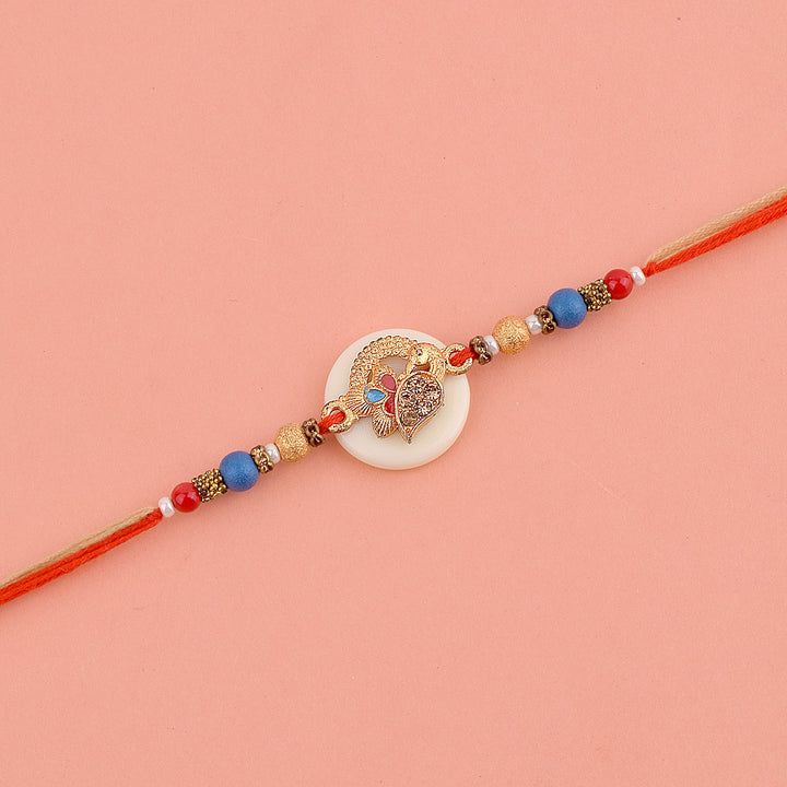 Elegant peacock design Rakhi | India’s Largest Pooja Accessories Brand – www.satvikstore.in
