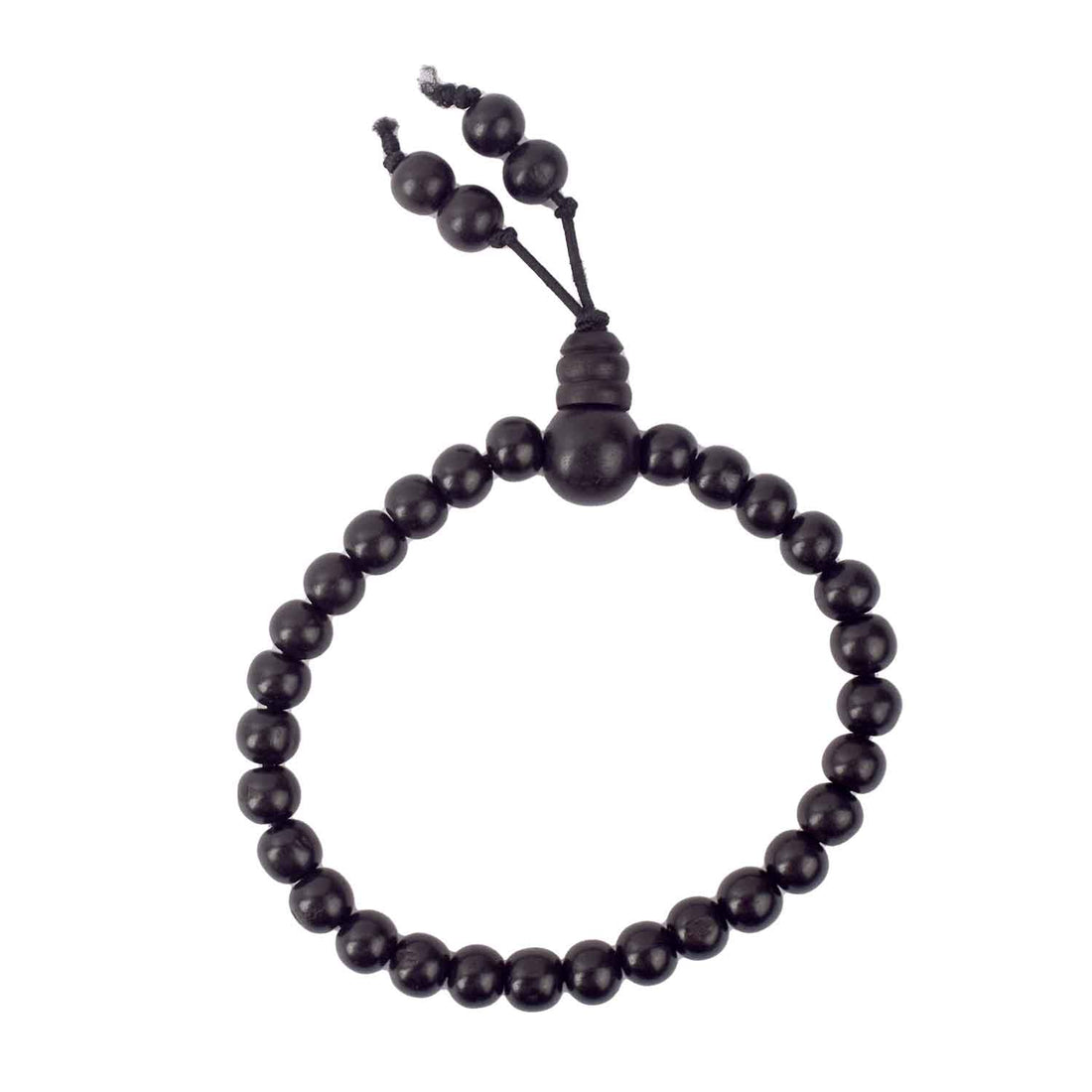 6 mm Govt. Certified Karungali bracelet with Gloss Finish