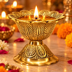 Designer Brass Devdas Akhand Diya