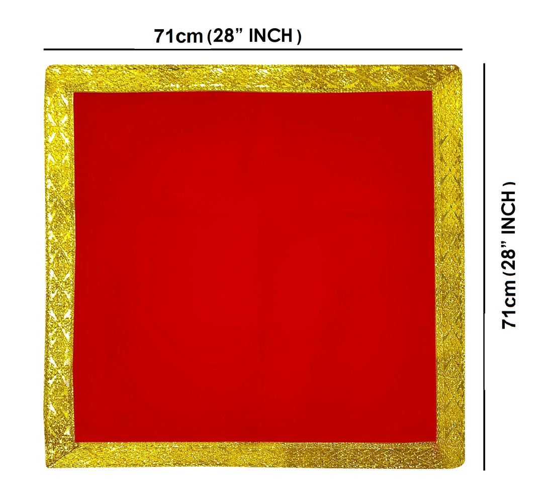 Puja Aasan 71x71cm (28 x 28 Inch) Set of 4