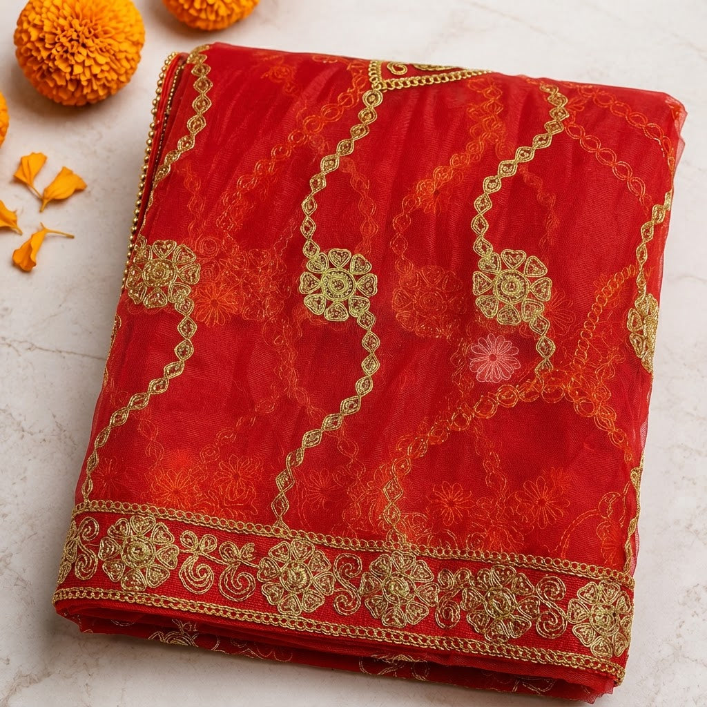 Gorgeous Mata Chunri (84x40.5 inch)