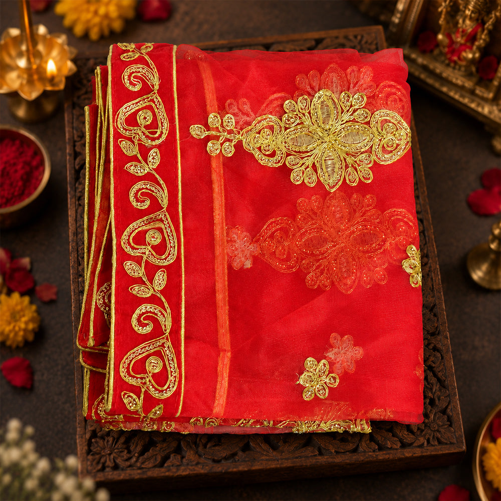 Pooja Chunri for Mata Rani (84x40.5 inch)