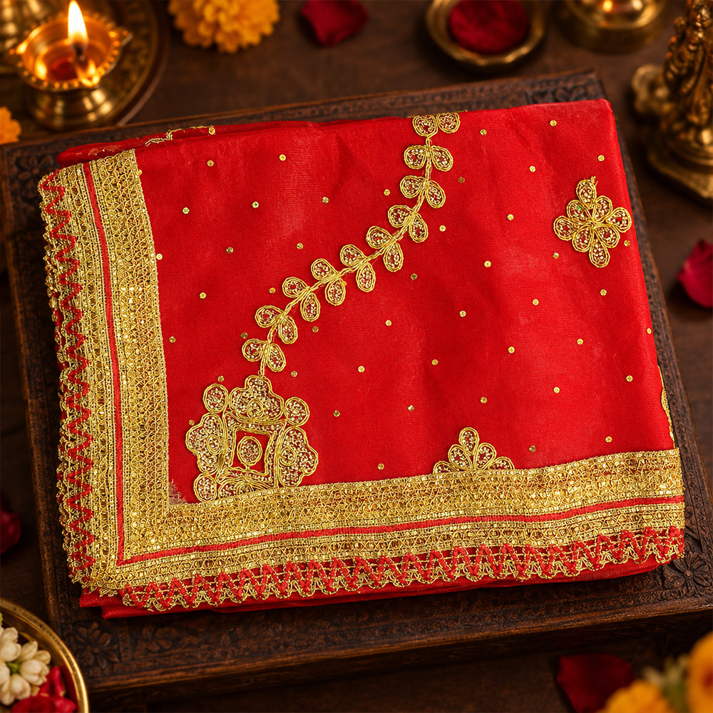 Pooja Chunri for Mata Rani (74x43inch)