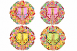 Exquisite Laddu Gopal Dress with Floral Bead & Stone Embroidery (Assorted)