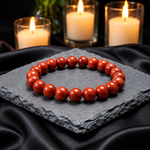 8mm Red Jasper Bracelet Spiritual Healing & Energy Wear