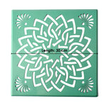 Traditional Indian Festival Floor Art Rangoli Stencil